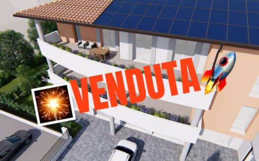 CARPI CIBENO STUPENDO ATTICO IN A4 CON TERRAZZO DA 45 MQ