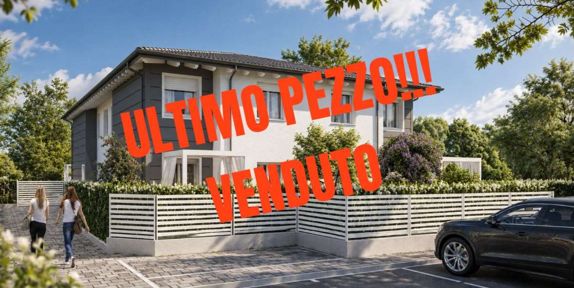 CARPI CIBENO – BELLISSIMA SOLUZIONE TERRA-CIELO “QUADRIFOGLIO” CON GIARDINO PRIVATO E GARAGE COLLEGA